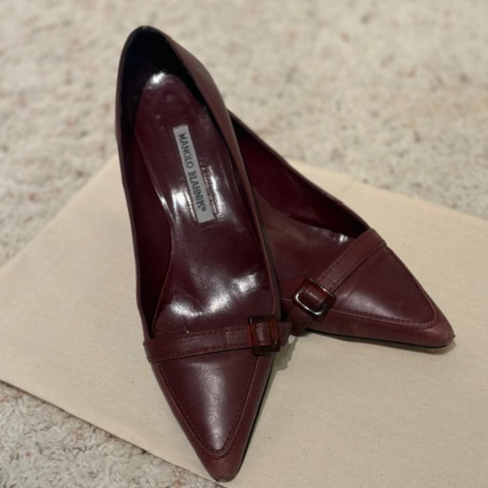 Vintage (1991) Manolo Blahnik Kitten Heels
